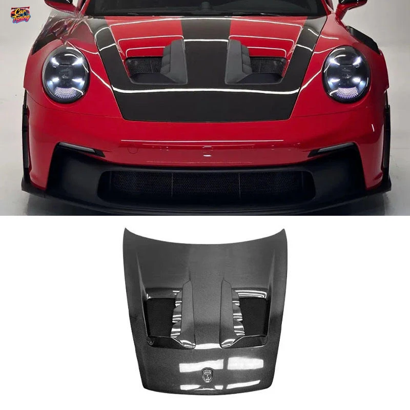 

Suitable for Porsche 911 992 992.1 992.2 modified carbon fiber hood upgrade car engine cover