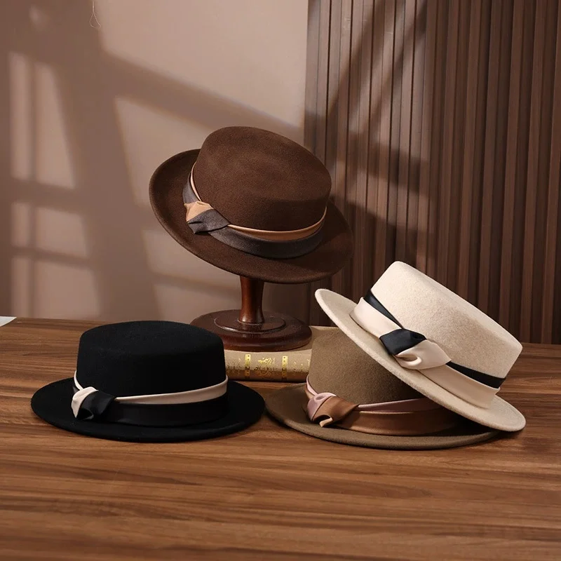 Women's Fall/Winter Wool Bowler Hat: Elegant, Retro, Casual, Sun Protection, Vacation Hat