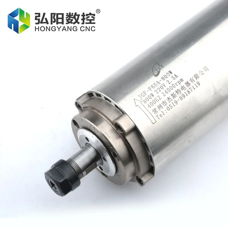 

Cnc Router Using Jgf-F65a-800w 400hz Spindle Er11 2.5a 800w Air Cooled 0.8kw Motor