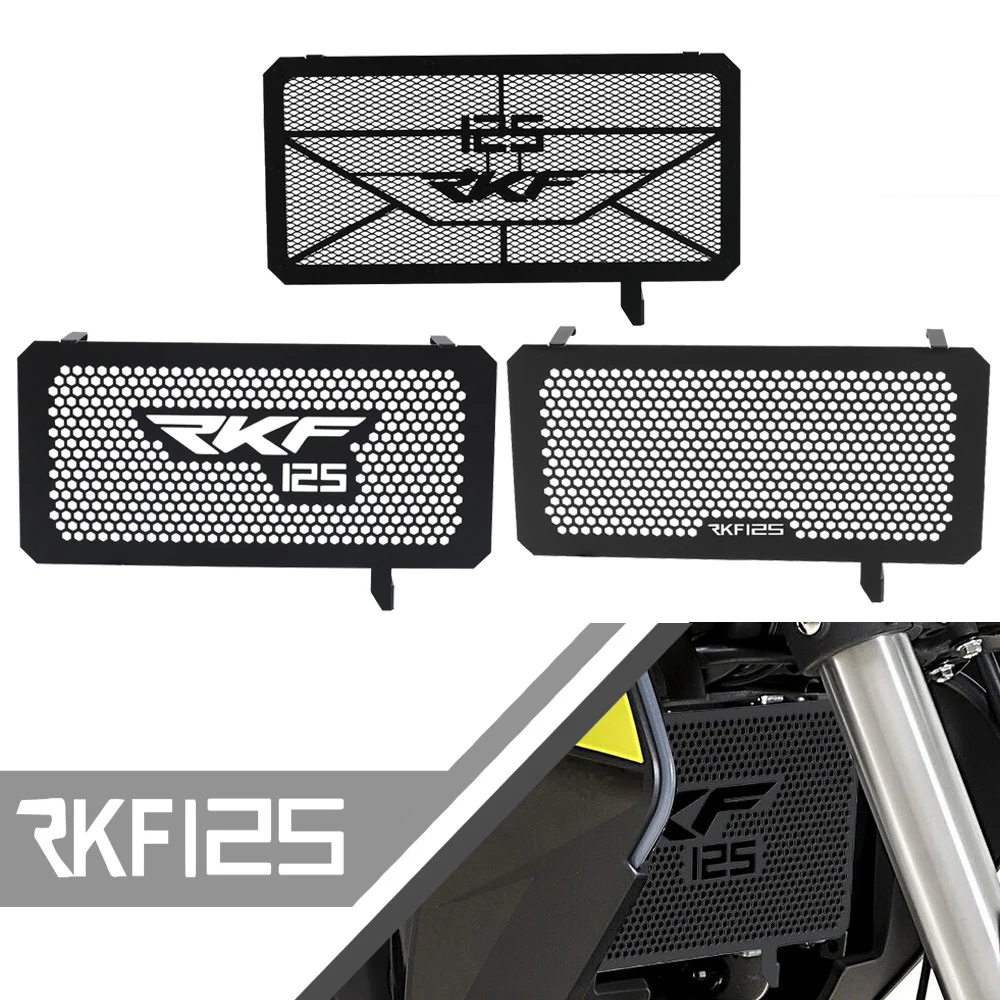 

Accessories aluminum For Keeway RKF125 RKF 125 2018-2025 Motorcycle Radiator Guard Grille Grill Cooler Cooling Cover Protection