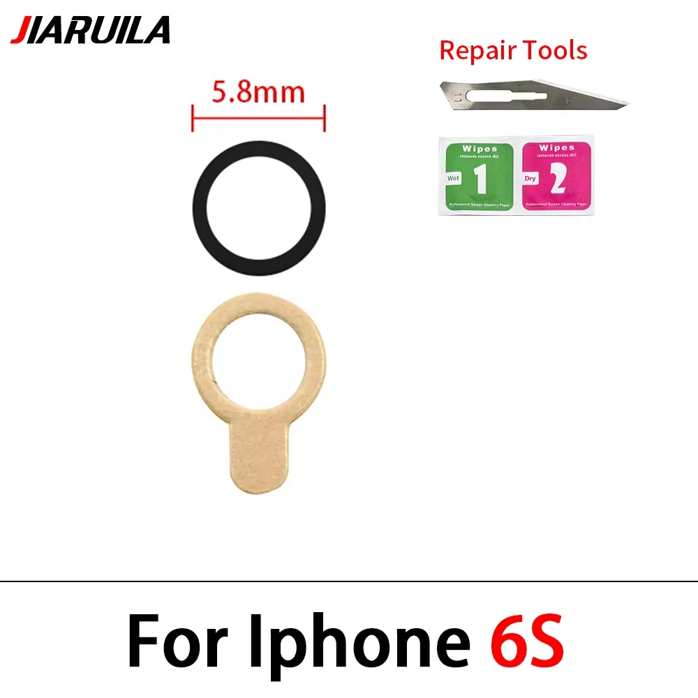 NEU Getestet für iPhone 13 Pro Max 13mini 14 16 Plus 6s Kameraglaslinse Rückkameraglaslinse mit Kleber Ersatz Reparatur