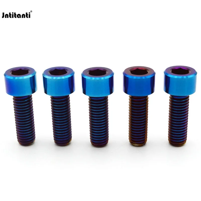 Jntitanti Gr5 titanium bolts wheel screws M10x30mm High performance for Off-road tire pressure disc screw