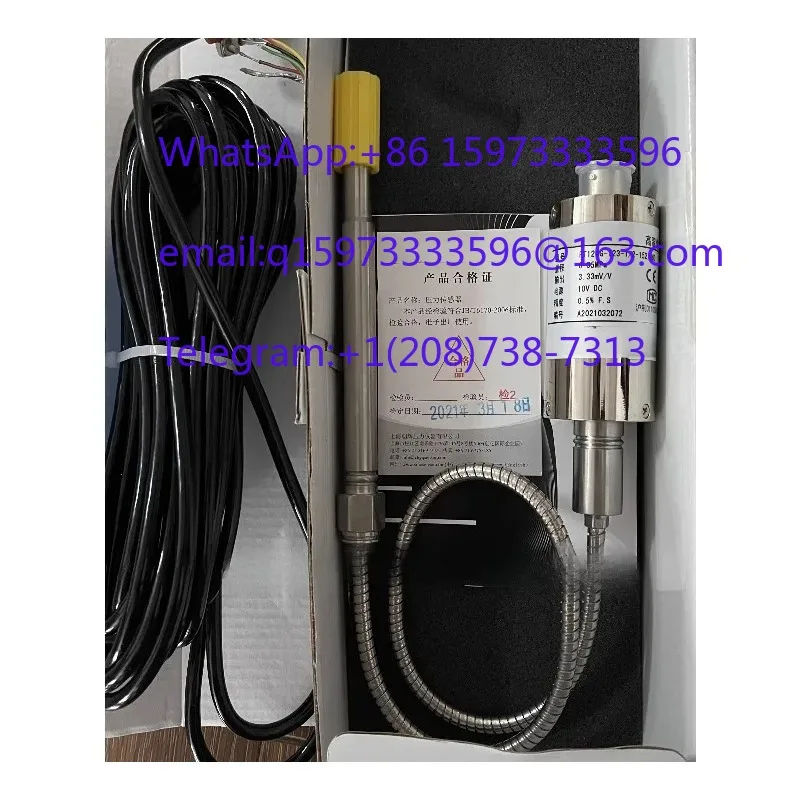 PT124B Six Core Pressure Sensor 0-10V Output 1/2 Thread High Precision Melt Pressure Sensor for Plastic Machinery