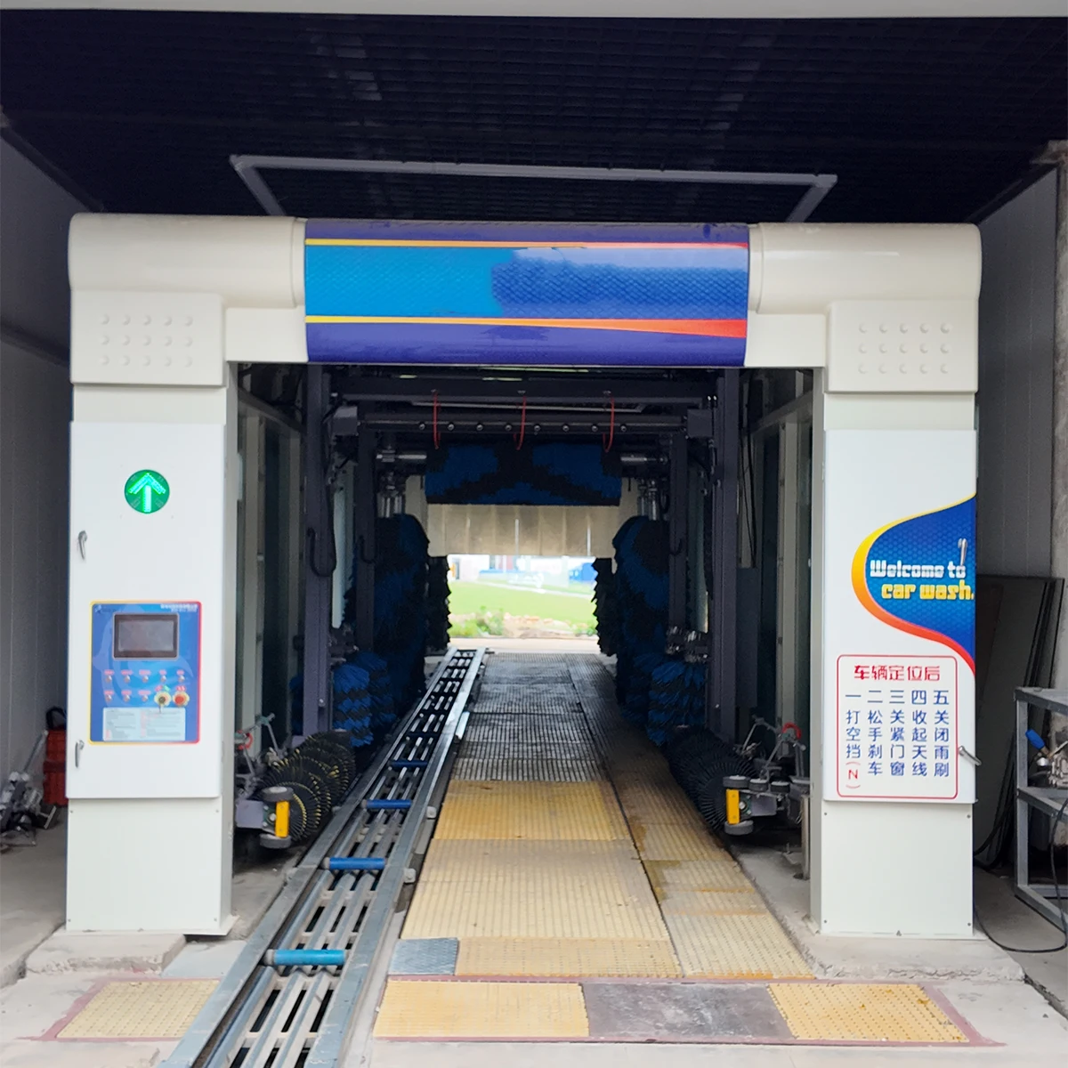 Fully Integrated Automatic Car Wash System Complete Tunnel Car Wash Solution Including Payment POS and Fleet Management Software