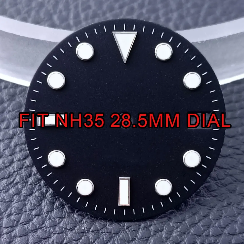 28.5mm Diameter GMT Single Calendar Watch Dial Modified Dials for NH34 NH35 Movement Accessories Watch Parts personalization image 6
