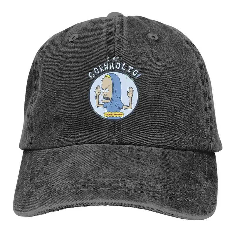 

Pure Color Dad Hats I Am Cornholio Women's Hat Sun Visor Baseball Caps Beavis and Butt-Head Peaked Cap