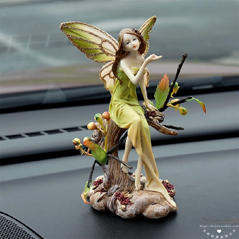 

Cartoon Girl Angel Elf Car Center Console Decoration With High Aesthetic Value Creative Fashionable Interior Figurines Ornaments