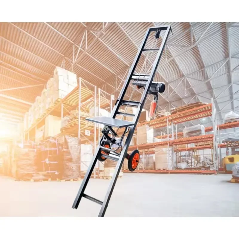 رفع كهربائي 4 متر 5 متر 6 متر 8 متر آلة الرفع منصة متنقلة منزلية صغيرة تحميل وتفريغ شاحنة بركة السمك آلة الصيد