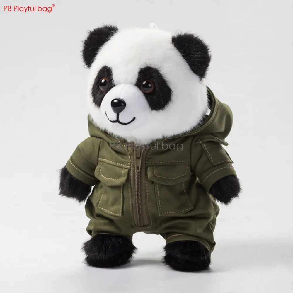 2025ยุทธวิธีPandaตุ๊กตาเสื้อผ้าสีเขียวกีฬาCool Plush Pandaการล่าสัตว์Airsoftกระเป๋าเป้สะพายหลังแขวนตกแต่งของเล่นของขวัญAC243