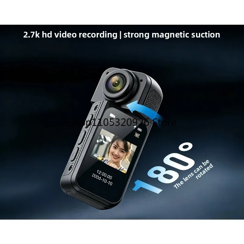 Suitable for The New WiFi Thumb Sports Camera 2K Magnetic Outdoor Sports Camera  Recorder High DefinitionCamera