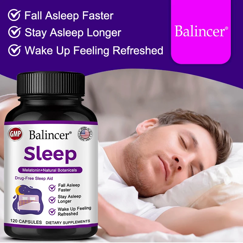 Valerian Root - Support for Calm & Relaxation To Prepare for Sleep, Nervous System Health, with Melatonin Extract, 120 Capsules