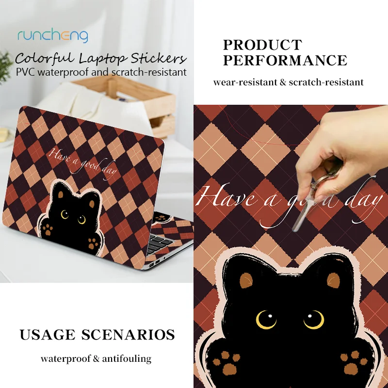 

Decal 13'' 14'' 15 inch Laptop Skin Protector For HP Elitebook/Dell G3 G5 G7/Lenovo Colorful Photo Laptop Sticker Notebook Skin