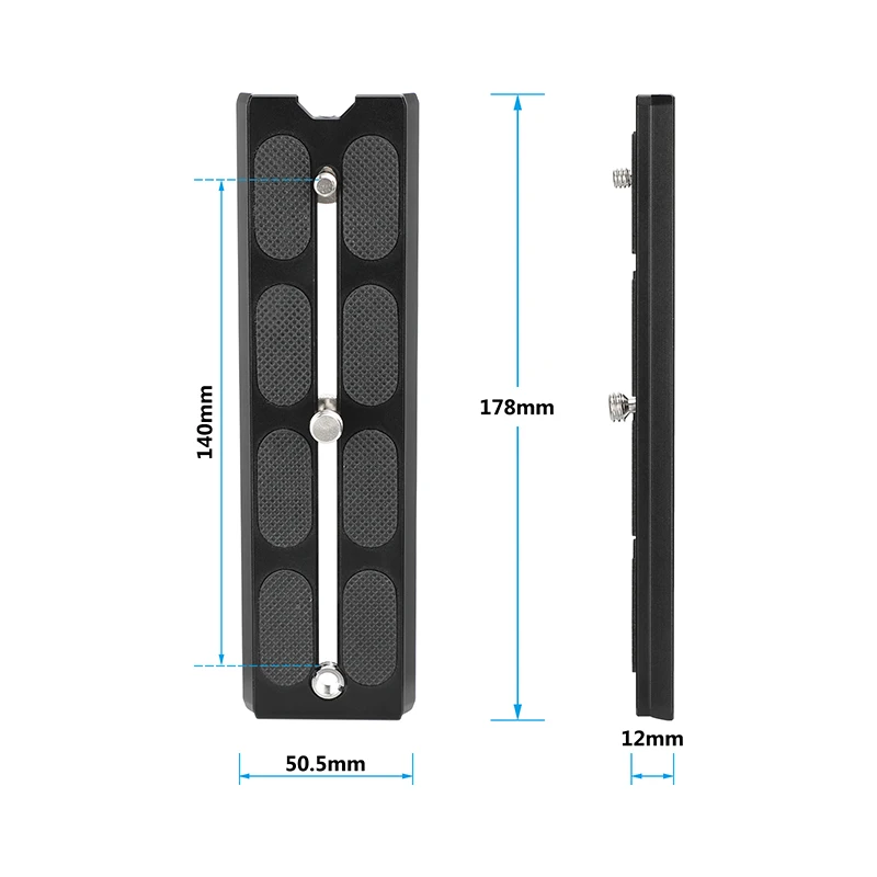 SZRIG Manfrotto-Type Quick Release Plate with Clamp Set 178mm/95mm Plate For Arca Swiss Tripod Monopod Ball Head