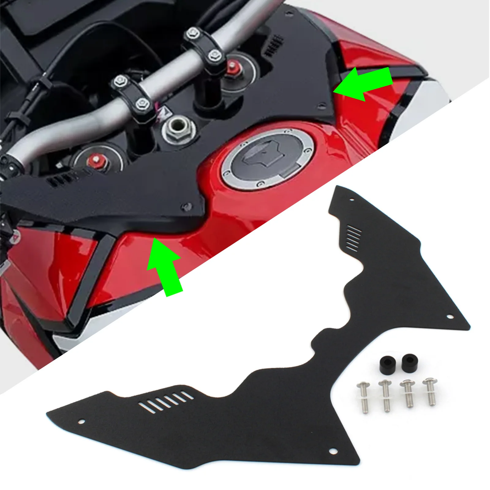 Motorcycle Fuel Tank Front Forkshield Updraft Wind Deflector Guard Cover For CRF1100 L Africa Twin 2020 2021 2022 2023