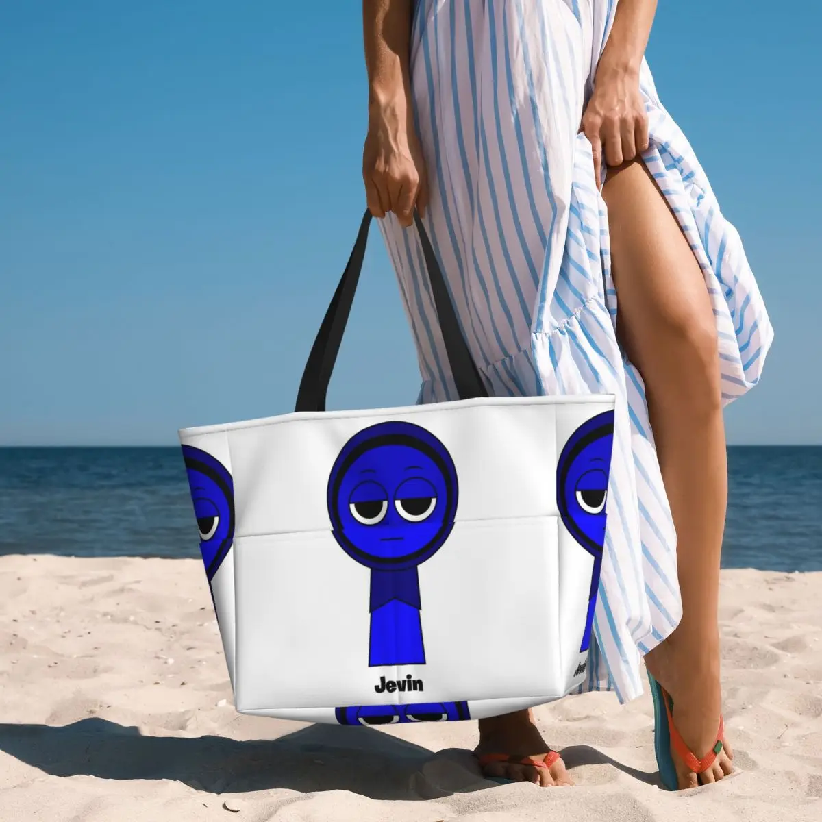 Jevin Sprunki Beach Tote Bag Sport Gym Yoga Duffle Large Tote Bag Women Travel Bag Fitness bag