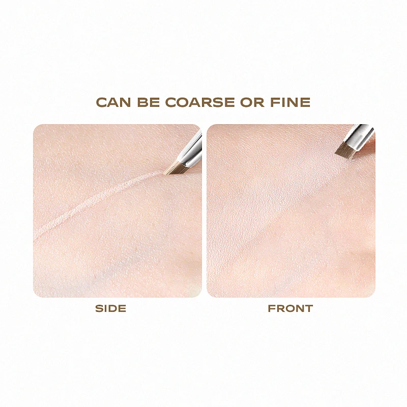 アップグレードブレードアイライナーブラシ超薄型フラットファインアイライナーメイクブラシフラットアイライナーブラシ眉毛メイクアップツール