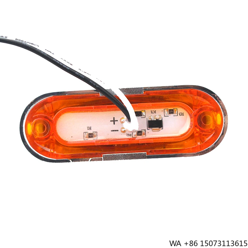 Good Selling Rectangular 10-30V 4 LED Multi-Color Side Light for Car Truck