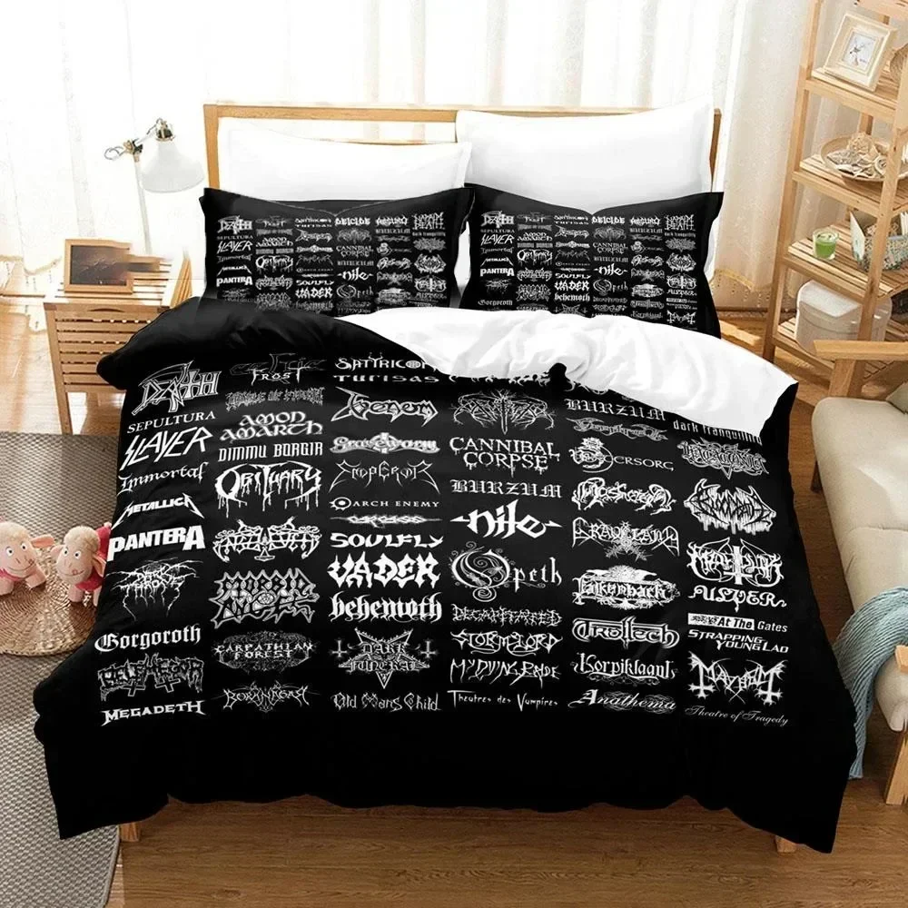 

2025 Luxury New 3D Print Burzum Comfortable Duvet Quilt Cover Pillowcase Bedding Set Children Bedroom Decoration Home Textile