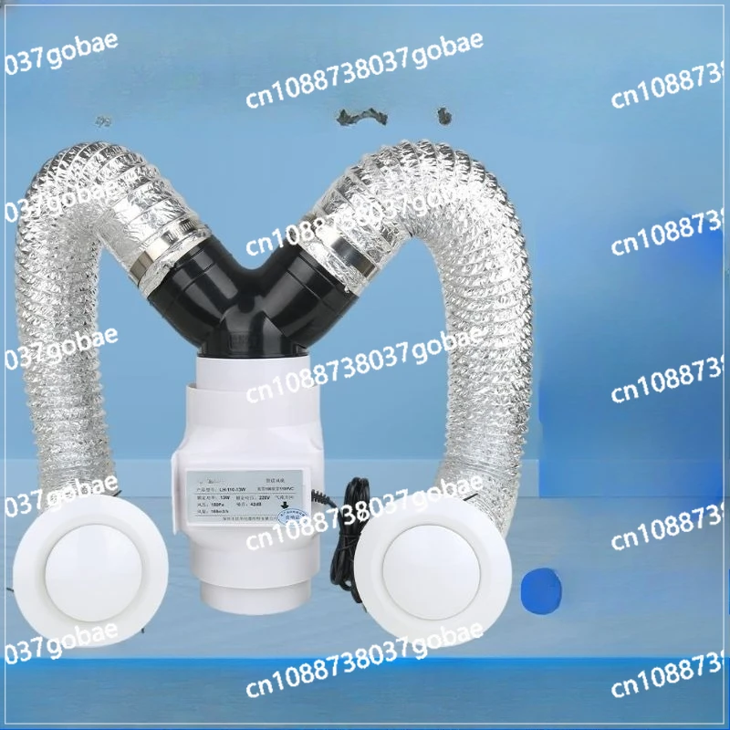

Bathroom Ceiling Exhaust Pipe Fan Hotel Double Exhaust Machine Toilet Fan Ventilador De Escape