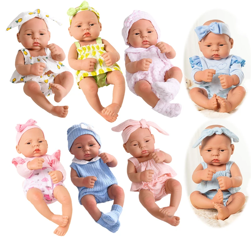 16inch Bebe Reborn Dolls 40cm Realistic Vinyl Silicone Baby Reborn Toy Kit Washable Newborn Doll Children Toy Gift for Girl Boy