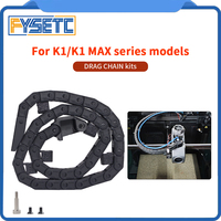 For Creality K1 K1max Open Drag Chain Bridge Type 6x10mm Cable Carrier with Printparts For K1 K1max 3D Printer