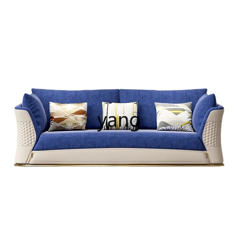 

XYY post-modern light luxury fabric sofa concubine multi-person combination fashionable living room furniture