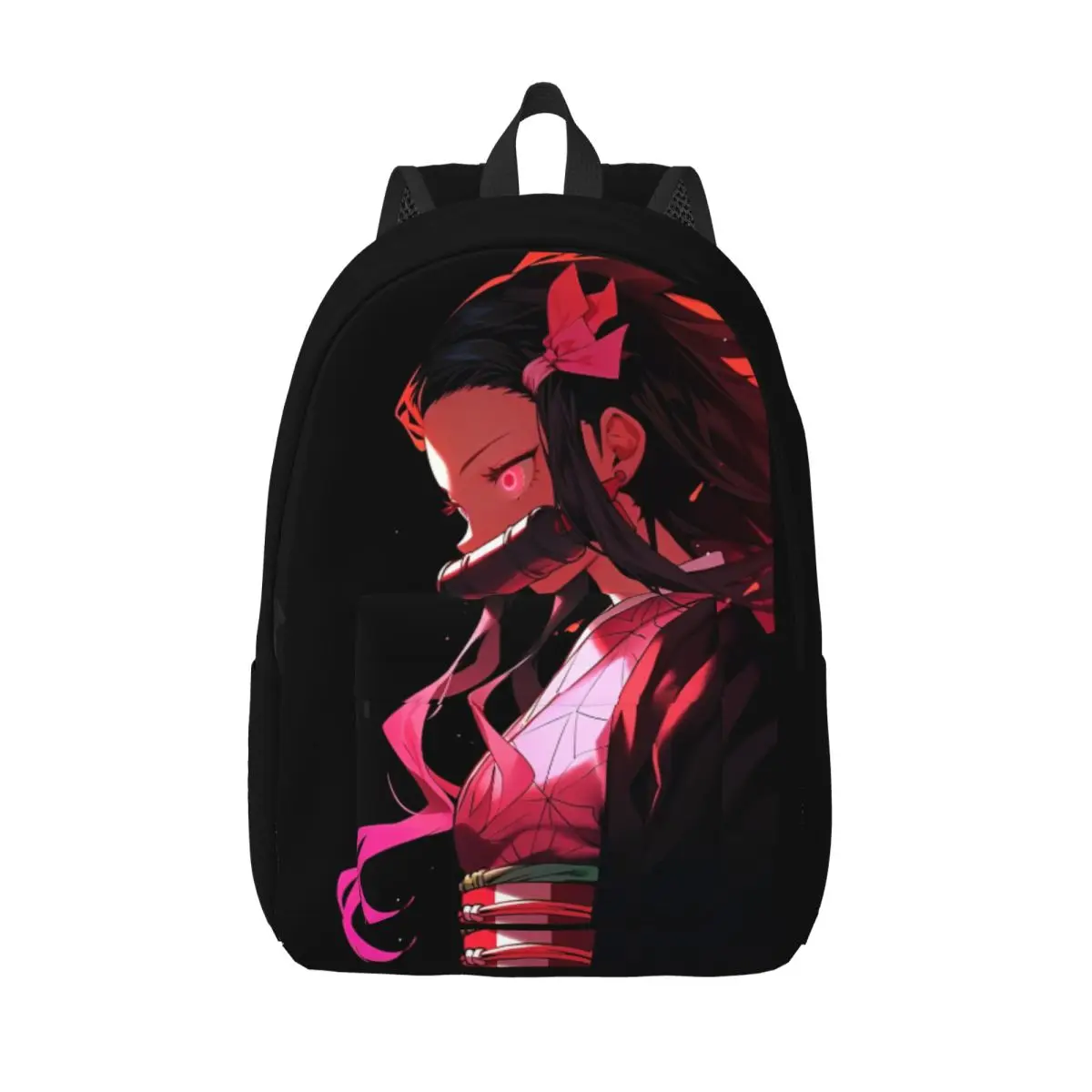 

Demon Slayer Anime Backpack for Men Women Cool High School Hiking Travel Daypack Nezuko Kamado College Canvas Bags Outdoor