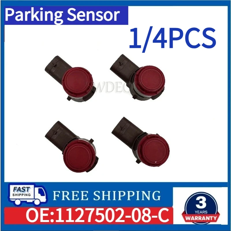 

1/4 PCS 1127502-08-C 112750208C PDC Reversing Parking Assist Sensor Bumper Radar Sensor For Tesla Model 3 S X Y