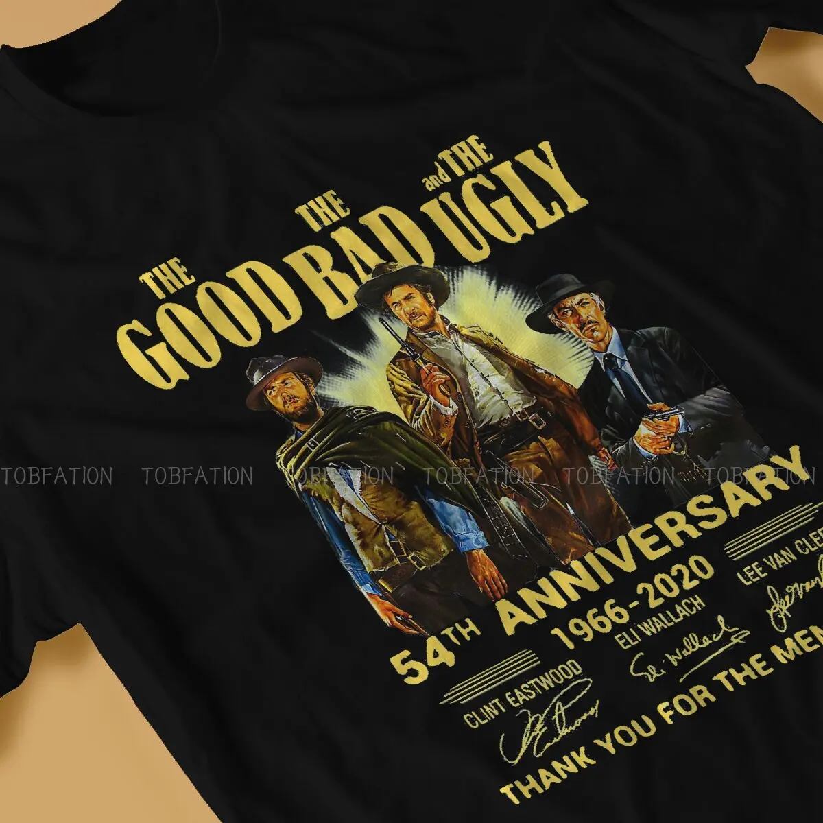 Hot the Good the Bad and the Ugly 54th Anniversary 1966 2020 Thank You TShirt Clint Eastwood A Fistful Of Dollars Cowboy T Shirt