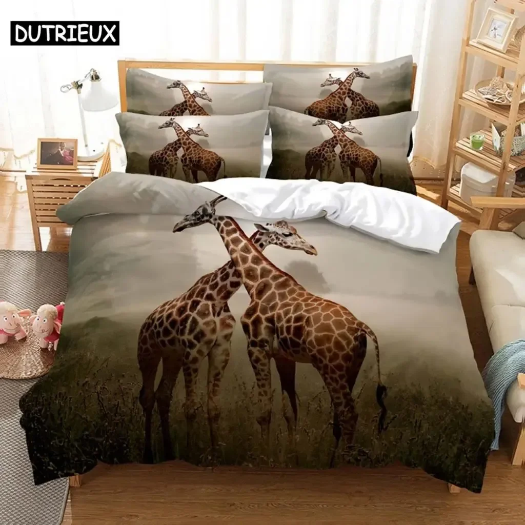 Spider And Animals Bedding Set Single Twin Double Queen King Cal King Size Bed Linen Set