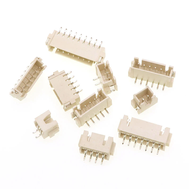 20pcs XH2.54 2/3/4/5/6/7/8/9/10/11/12/13/14/15/16pin XH-16AW Right Angle SMT Header Wire Connector 2.54mm Pitch PCB JST 2.54MM