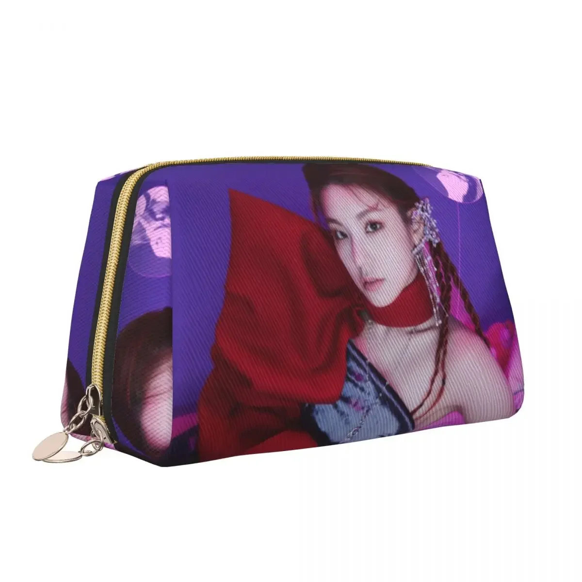 Custom ITZYS Kpop Star Girl Group Travel Cosmetic Bag Women Makeup Toiletry Organizer Ladies Beauty Storage Dopp Kit