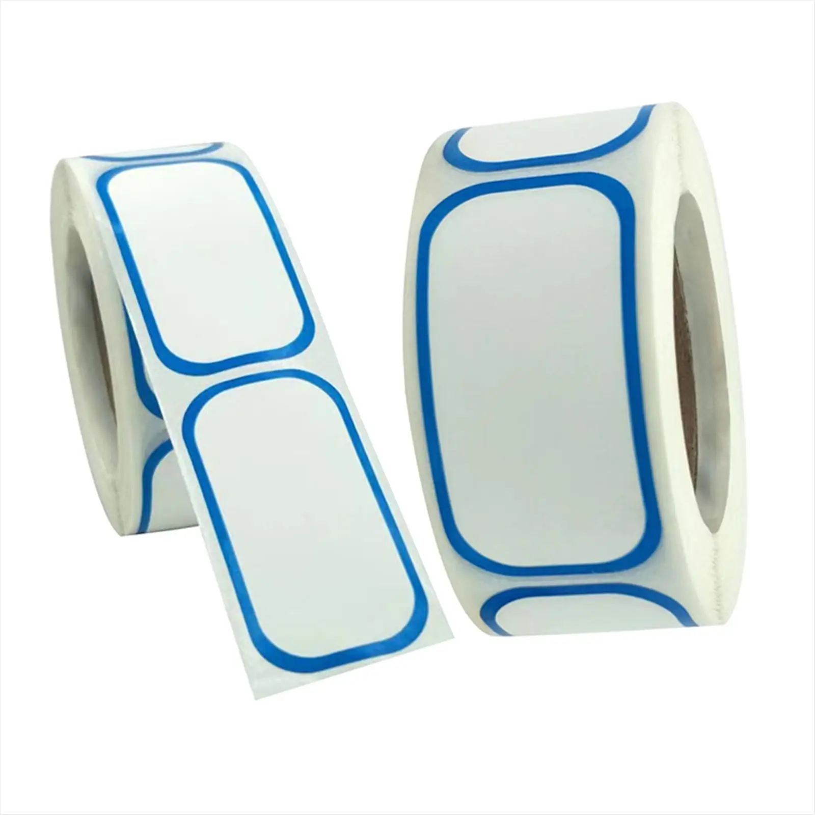 200Pcs 1*2In/2.5*5.1Cm Blank Writable Blue Square Label Stickers, Blue Blank Square Label Stickers, Item Marking Stickers, Bottle Jar Box Marking Label Stickers