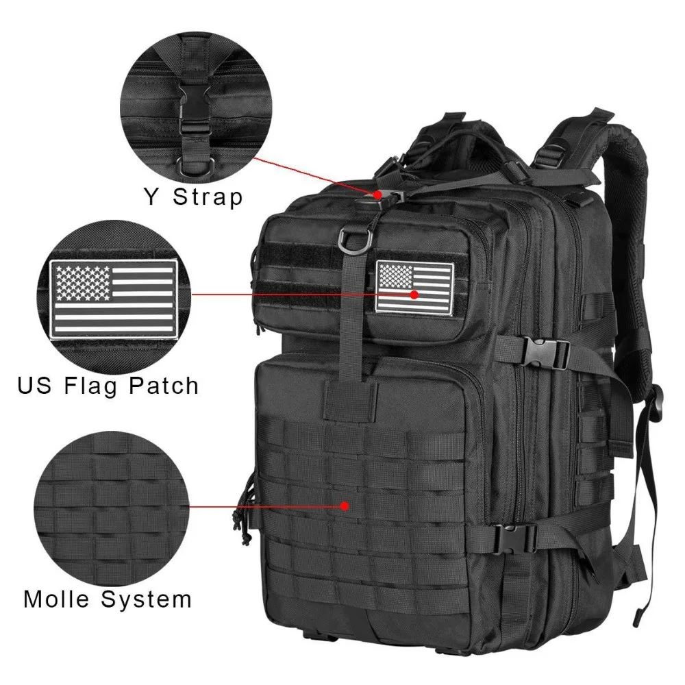 50L/30L Tactical Military Backpack Camping Trekking Fishing Bag Waterproof Rucksacks Men Large Capacity Travel Hunting Backpack