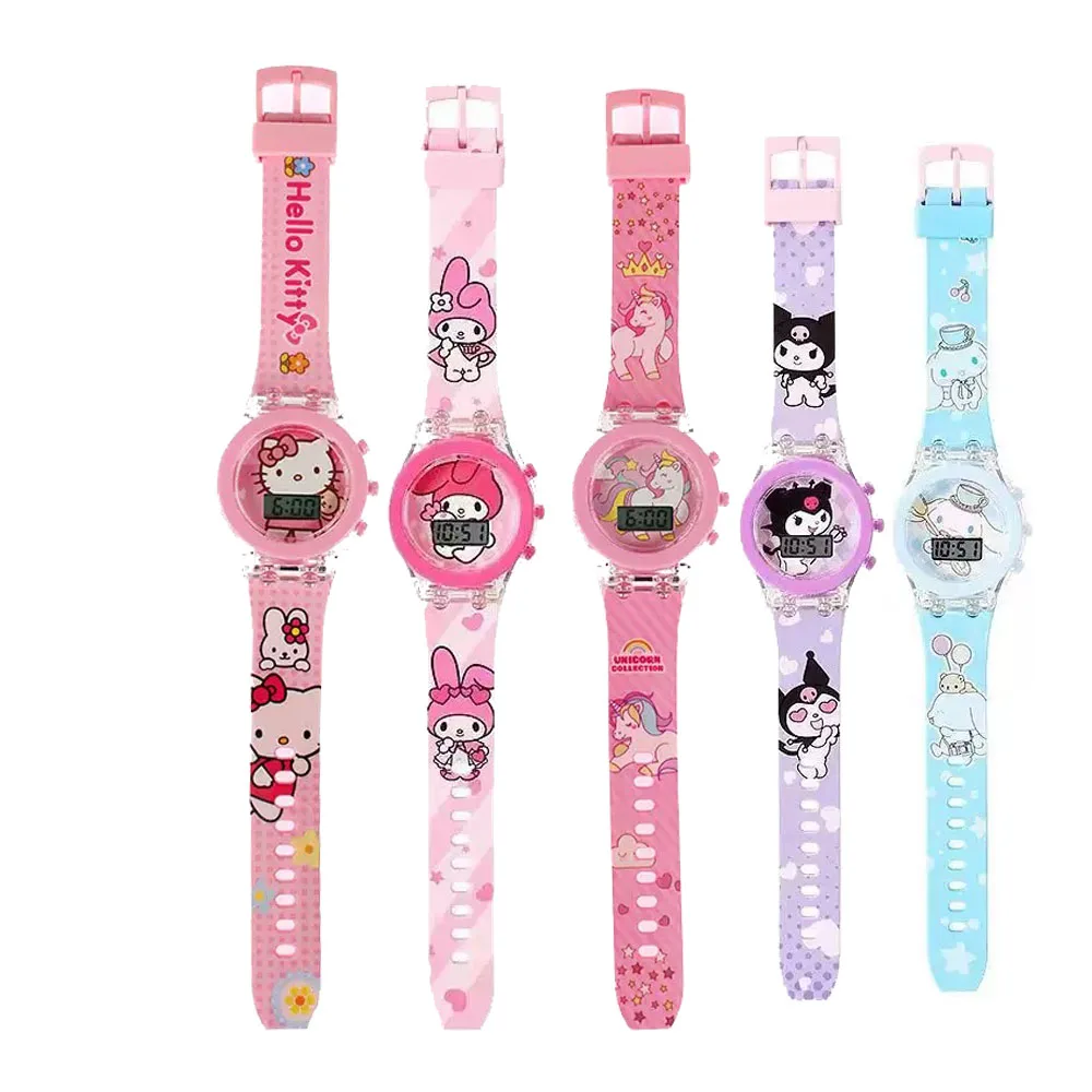 Mickey Minnie Cartoon Children's Watch Fashion Strap Children's Electronic Watch Hello Kitty Girl Cute Watch Holiday Gift - view 5