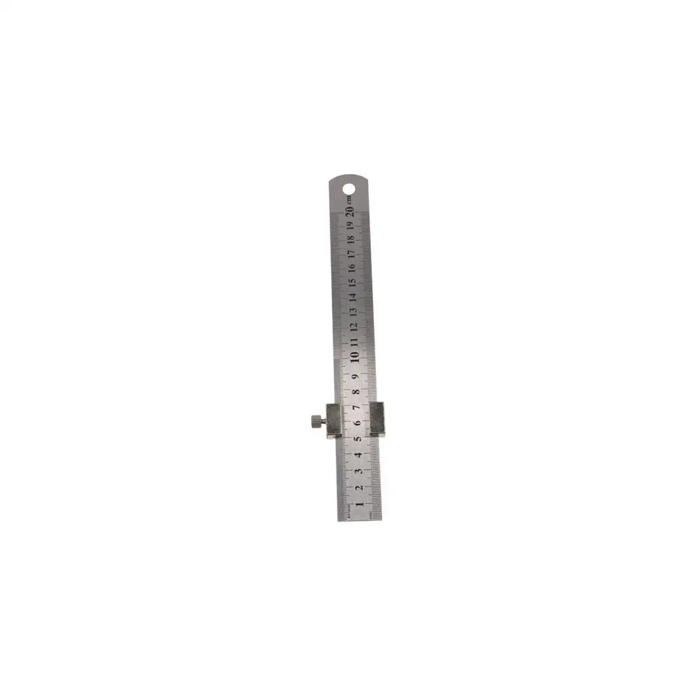 Adjustable Steel Ruler Positioning Block Square Durable Brass Angle Scriber Line Convenient Marking Gauge Fixed Position