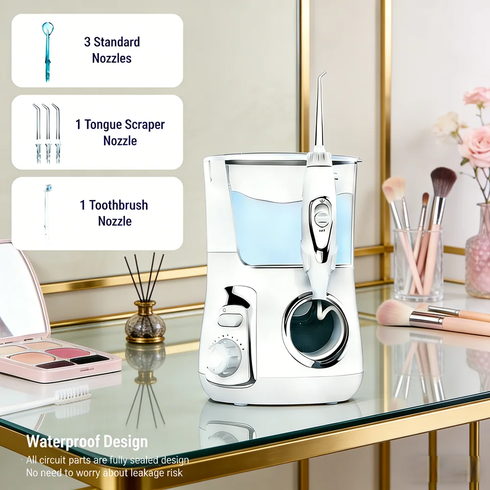 desktop-countertop-water-flosser-10-modes-electric-oral-irrigator-800ml-big-tank-complete-with-5-replacement-nozzles