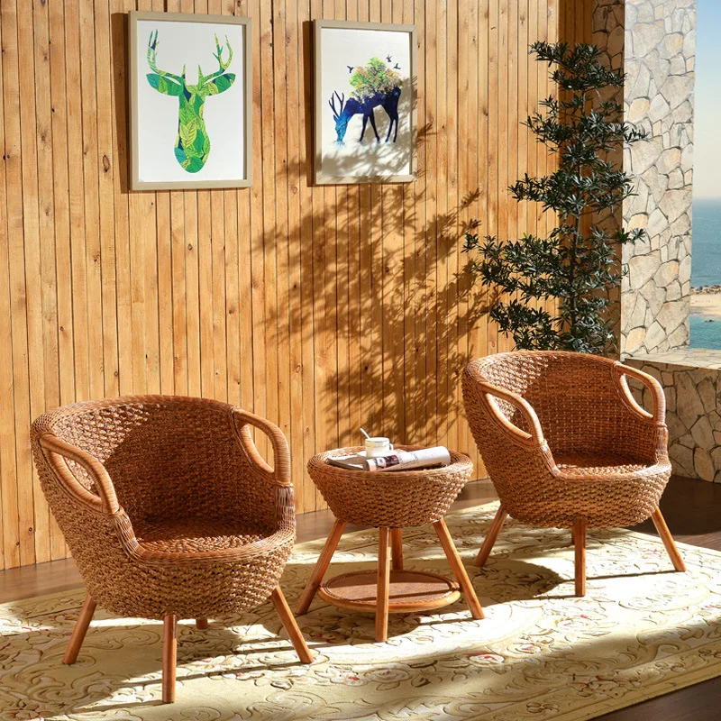 Huishoudelijke rotan stoel