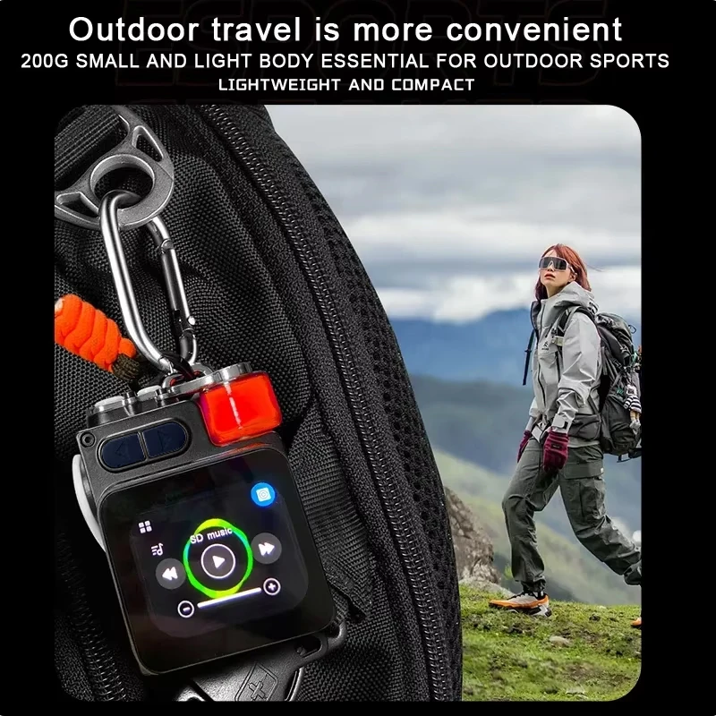 VIKEFON سماعة لاسلكية تعمل بالبلوتوث مكبر صوت ميكانيكي معدني مع شاشة عرض LED RGB سطح المكتب مضخم صوت يدعم ساعة منبه التقويم