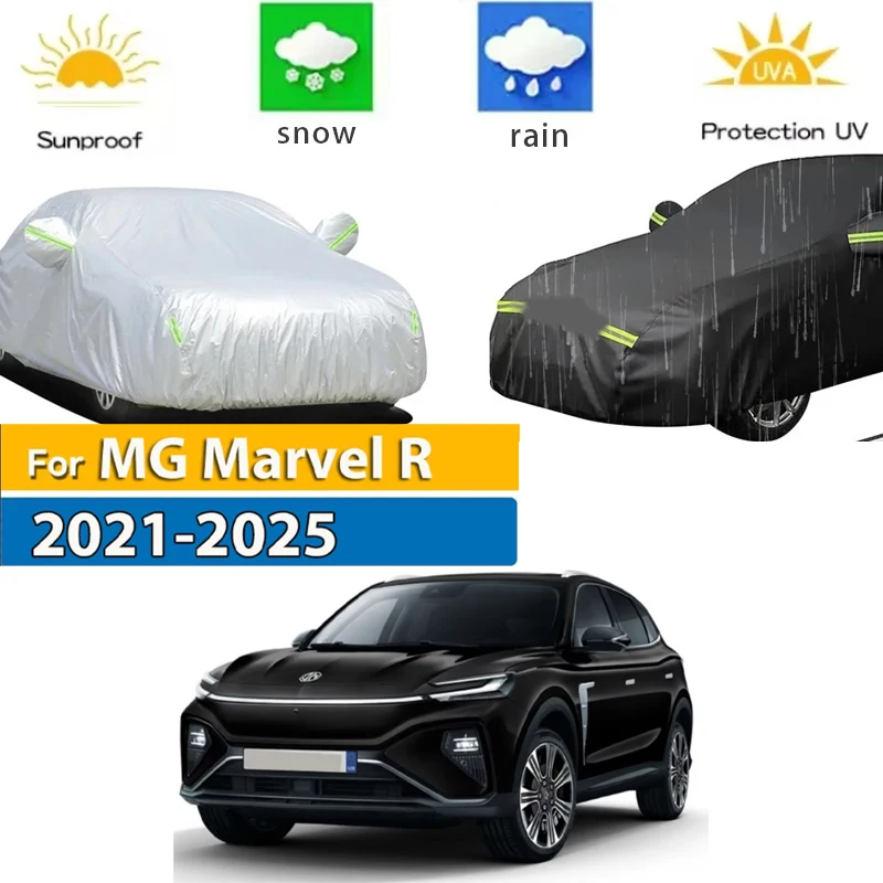 

For MG Marvel R 2021 - 2025 Full Car Covers Outdoor Sun Anti UV Rain Snow Dust Protection Oxford Cloth Accessories