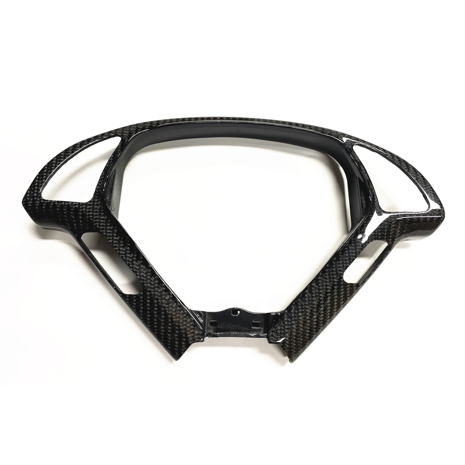 Carbon Fiber Steering Wheel Panel Cover Trim Shell For Infiniti G25 G35 G37 EX35 EX37 Q40 Q60 QX50 Car Interior Auto Accessories