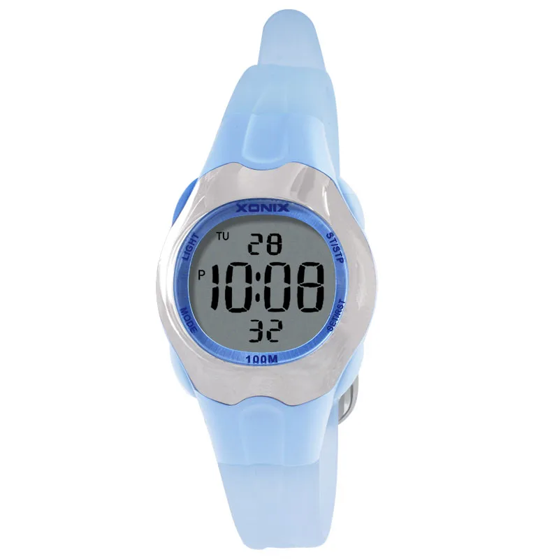 XONIX Fashion Simple Waterproof 100M Outdoor Sports Luminous Electronic Watch  Alarm Clock Watch Women's Trend Ei