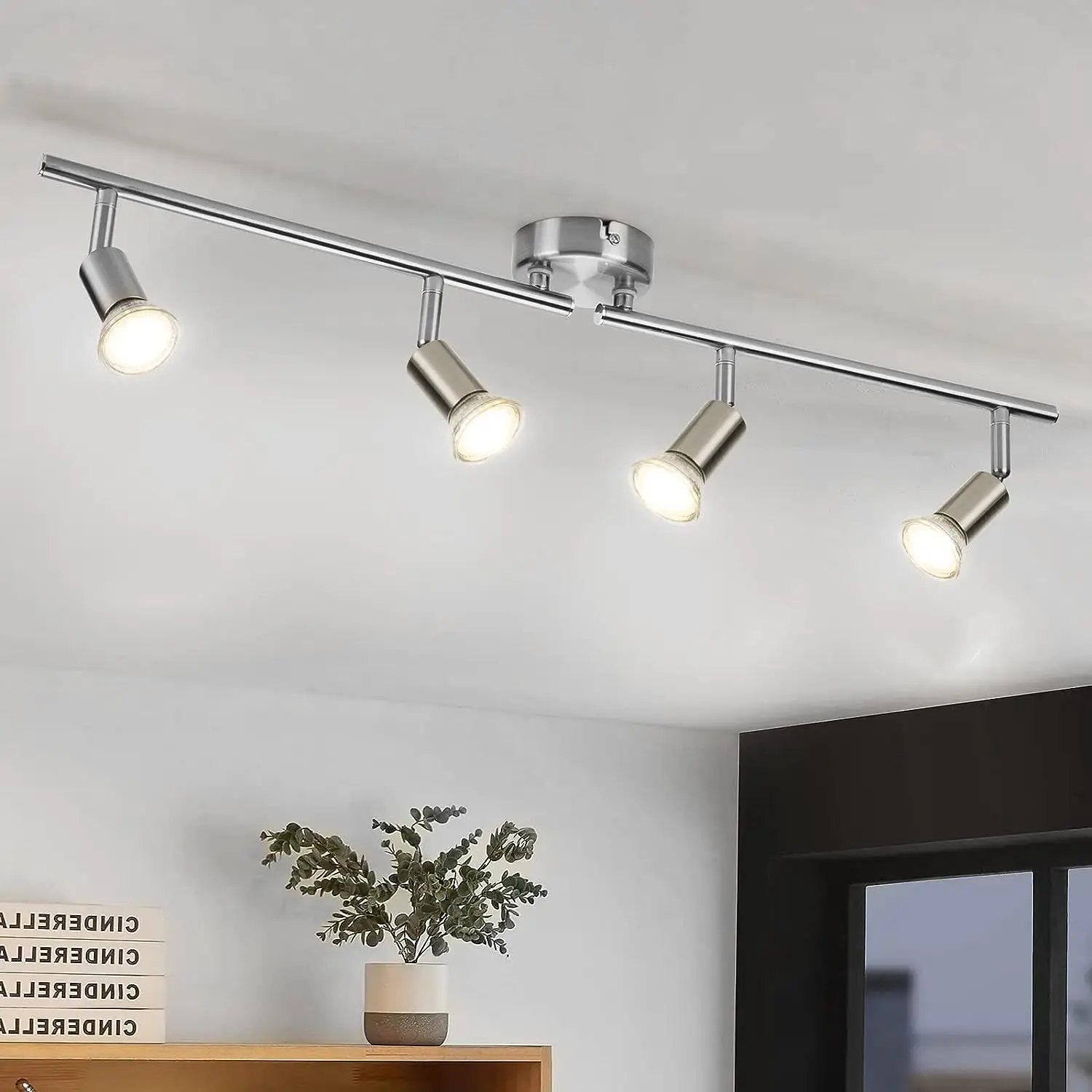 Luzes de teto LED ajustáveis, GU10 Lâmpada LED, Multi Ângulo, Quarto, Sala de estar, Bar, Loja, Decoração Iluminação