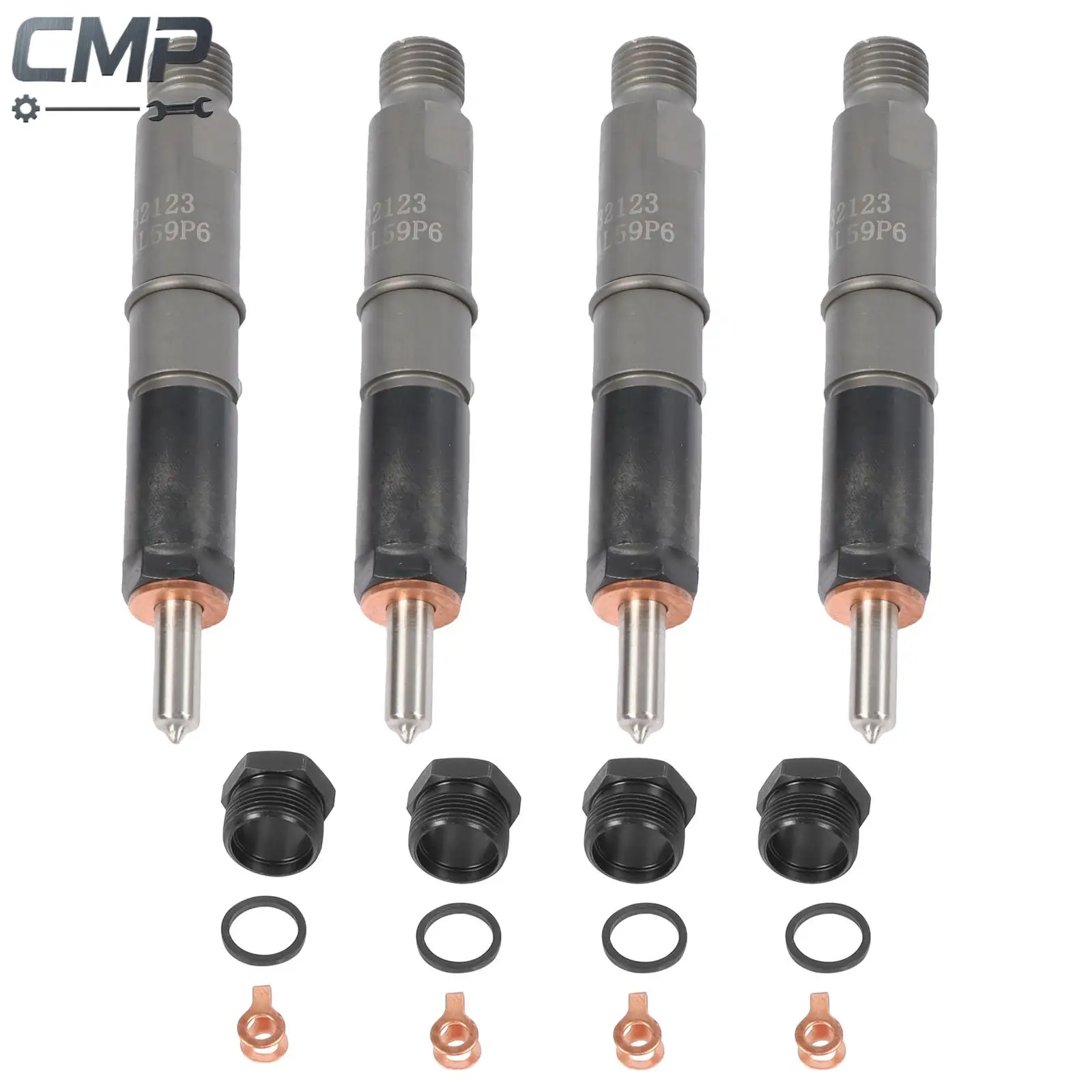 

4Pcs Fuel Injectors 3932123 for Cummins 4BT 3.9L Diesel Engine Truck Fuel Supply System Fuel Injector Nozzle Replacement Parts ﻿