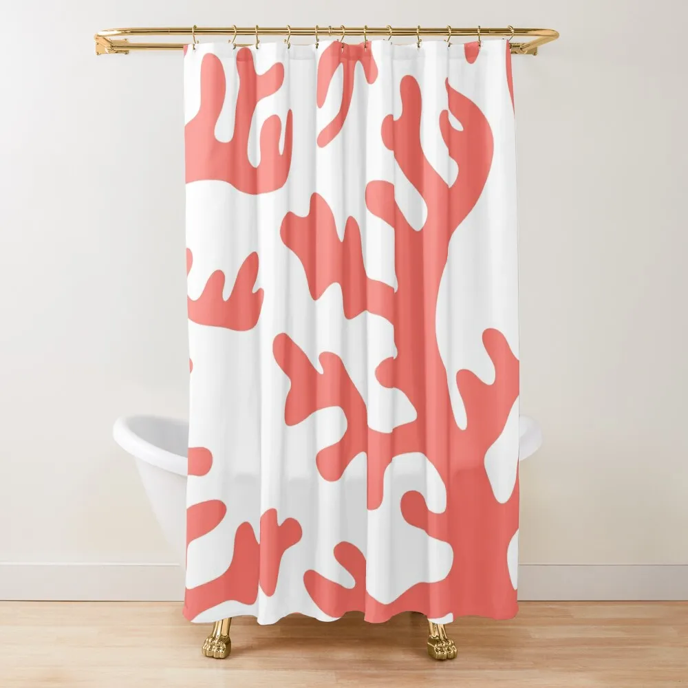 

LIVING CORAL Shower Curtain Cover Bathroom For Shower For The Bathroom Shower Set Curtain