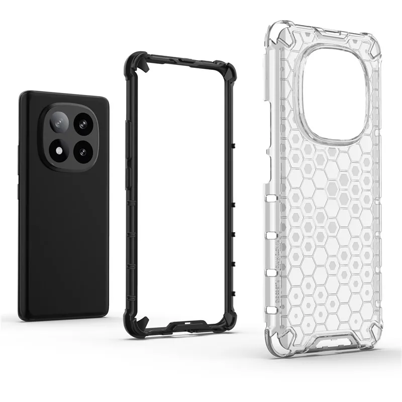 For Xiaomi Redmi Note 14 Pro Plus Case Redmi Note 14 Pro Plus Cover Honeycomb Bumper Protective Phone Cases Redmi Note 14 Funda