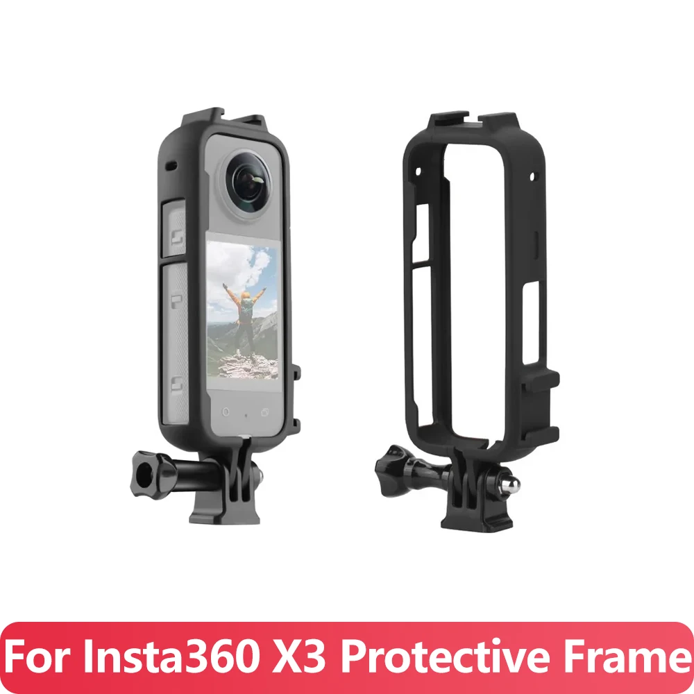 Insta360 X3 Protective Case Camera Housing Frame for Insta 360 X3 Anti Fall Action Frame Camera Mount Accessories