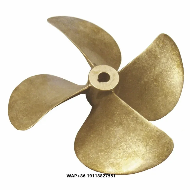 22-Zoll-NiBral-4-Blatt 0,69 DAR Vollständig CNC-gefräster Boots- und Marinepropeller