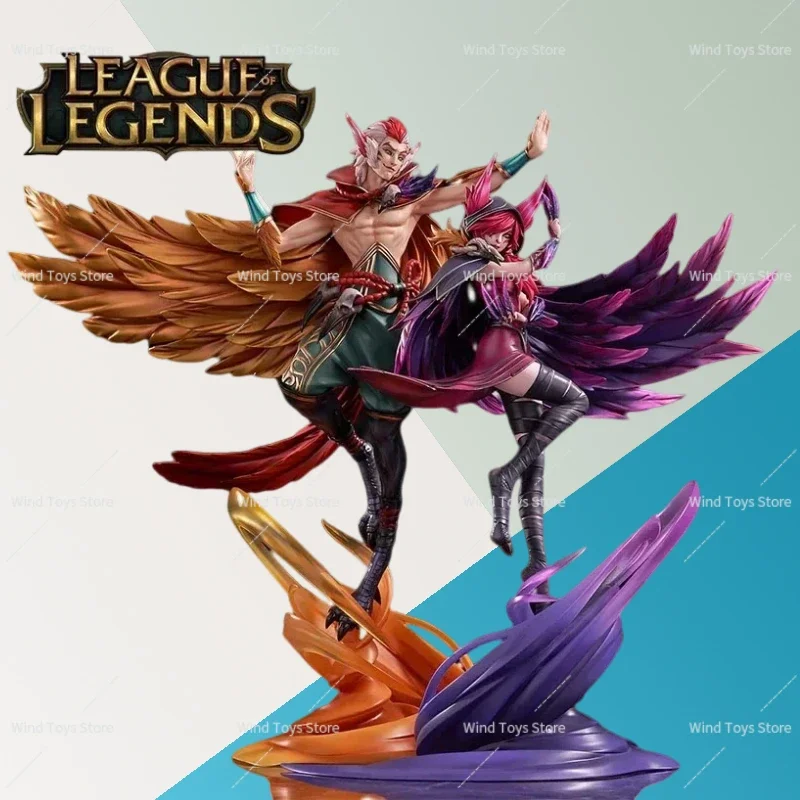 HobbyMax League of Legends Аниме Фигурка Ракан и Кенayah 1/7 Оригинальная коллекция фигурок Украшения в штучной упаковке Модель Куклы Игрушки