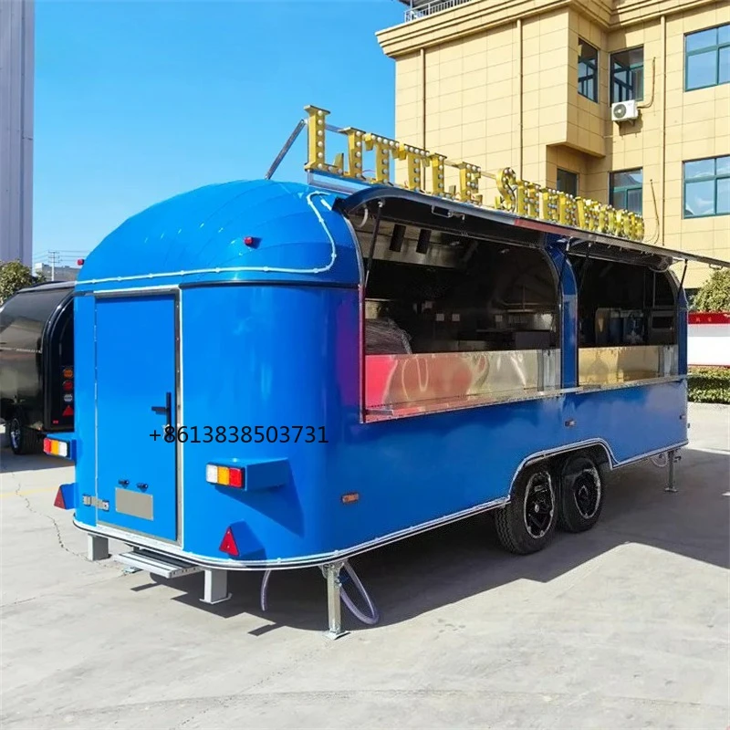 

Factory Price Mobile Tailer New Food Vending Van Catering Fully Equipped Street Mobile Food Truck Cart Fast Food Trailer